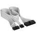 Corsair Elite Premium Type 5 Individueel Omhulde ATX 24-Pins PSU-Kabel – Wit