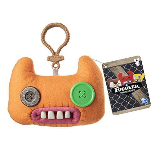 Fugglers Grappig lelijk monster, verzamelbare pluche clip-on - besluiend monster (oranje)