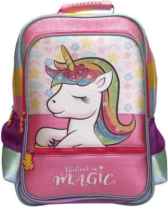 Bagoose Eenhoorn Rugzak - 45cm - Roze - 30 l