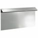 vidaXL Slakkenhekje 50 x 3,5 x 25 cm gegalvaniseerd staal zilver