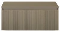 BES LED Frozen 3D Badmeubelset 100 cm - Greeplijst in Kleur - Inclusief Wastafelbovenblad Olive
