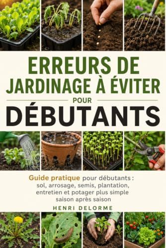 ERREURS DE JARDINAGE À ÉVITER: Guide pratique pour débutants : sol, arrosage, semis, plantation, entretien et potager plus simple saison après saison
