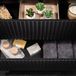 en.casa Wastafelonderkast Newport met lades en deuren 160x60x40 cm zwart en eikenkleurig