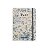 matabooks - A5 Kalender Samaya 2027 Farbe: Vintage Blue (DE/EN)