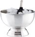 Merkloos Relaxdays Champagnekoeler Schaal - RVS - Ø 36,5 cm - Zilver