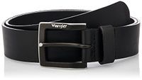 Wrangler Riem Leer Kabel Zwart Mannen