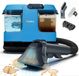 BOLLIT 4-in-1 600W MINI Tapijtreiniger – Vlekkenreiniger & Bank Reiniger – Voor Bank, Auto, Matras – Meubelreiniger – Reinigingsmachine – Zetelreiniger – Matrasreiniger (V5 Aqua Blauw)