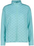CMP Vrouwen stretch fleece met rits, lagoon mel., L