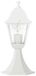 Lampe standard, 37 cm de haut, douille E27, IP44, blanc, métal/verre