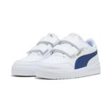 Puma Shuffle Downtown Lo V PS, Chaussures unisexes pour enfants, White Clyde Royal Gold, 35 EU