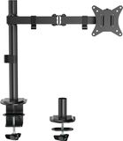 Ewent EW1510 Support écran – Support écran pour 1 écran 10-32 pouces – VESA 75x75, 100x100 – Pivotant, inclinable et pivotant – Noir