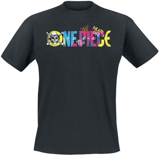 One Piece Pirate Life - Colour Heren T-shirt - zwart - XXL