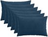 vidaXL - Kussensloop - 6 stuks - HEERLEN - Marineblauw - 40 x 60 cm - corduroy