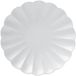Ciao - FSC composteerbare papieren borden (diameter 23 cm), 8 stuks, wit