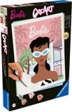 Ravensburger CreArt 25896 - Barbie 1959 - Schilderij op nummer volwassenen, doe-het-zelf schilderset met penseel en acrylverf, cadeau voor dames en heren, schilderij voor volwassenen
