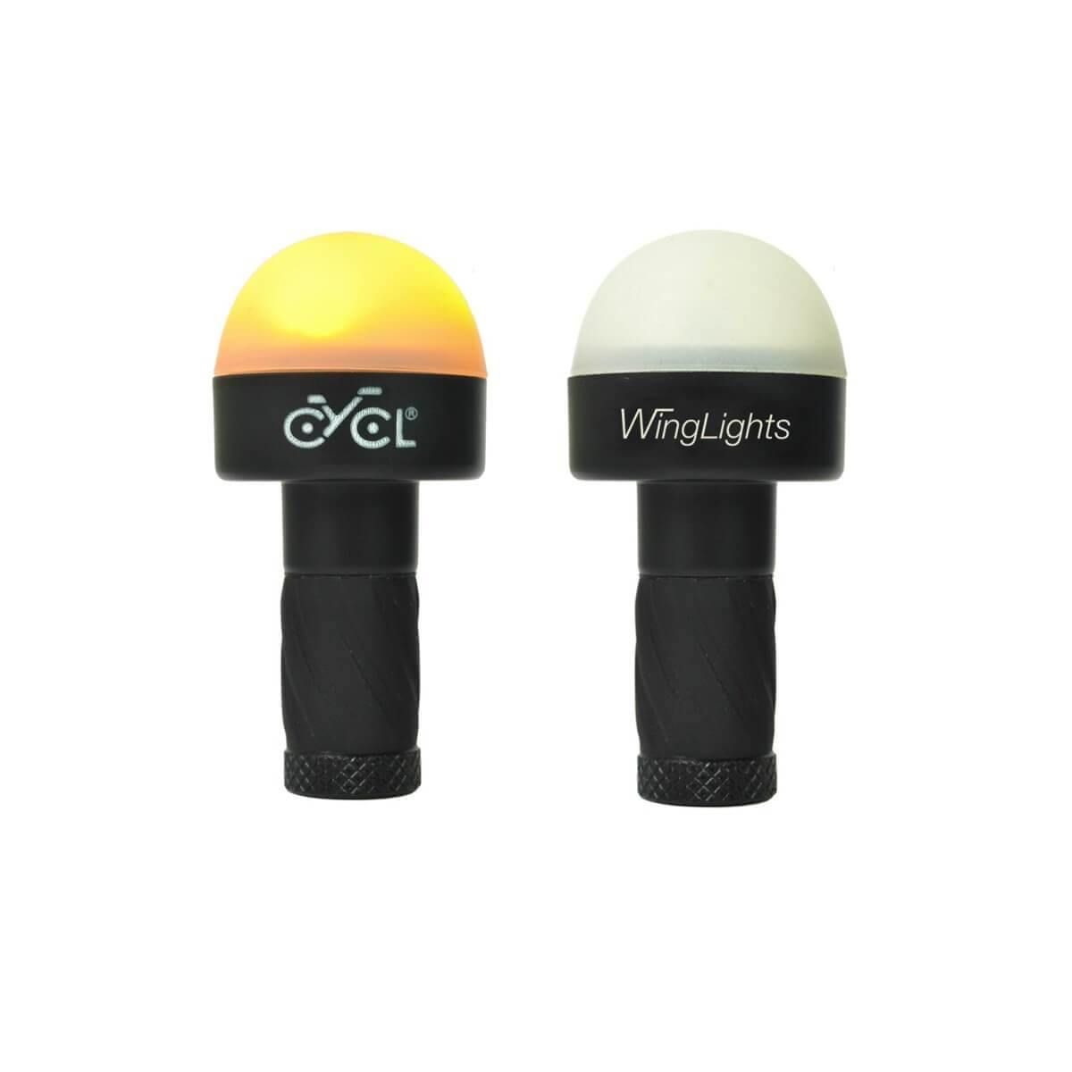 CYCL WingLights POP - LED Turn Signals - Black/White
