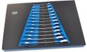 HBM 13 Delige Ring, Ratel, Steeksleutelset INCH in Carbon Foam inlay voor Gereedschapswagen