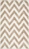 Safavieh Amherst Collection AMT419B tapijt, voor binnen en buiten, lichtgrijs/beige modern 91 X 152 cm Tarwe/beige