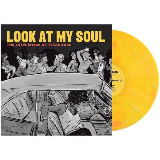 Look Membran Look at My Soul Coloured Vinyl LP Yellow With Red Splatter