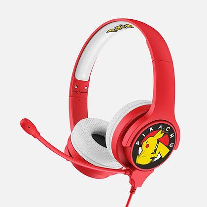 OTL Technologies Pokémon Pikachu Bedrade Gaming Headset - Rood/Wit