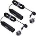 Comica Lavalier-microfoon, CVM-V02O reversmicrofoon Ondersteuning 48V fantoomvoeding, 1,8M (5,9ft) 3-pins XLR-microfoon voor Canon/Nikon/Sony/Panasonic/DSLR-camera/camcorder/Tascam/audiomixer (2stuks)