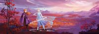 Komar Disney 4 KOMAR Frozen Panorama Fotobehang 368x127cm