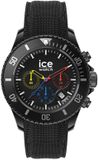 Ice Watch Ice Chrono - Trilogy 021600 Horloge - Siliconen - Zwart - Ø 40 mm