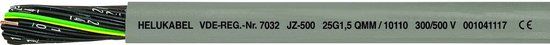 HELU JZ-500 Câble de commande 12 G 1 mm² Gris 10072 par mètre