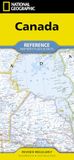 National Geographic Canada Reference Map: Folded with Flags and Facts