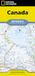 National Geographic Canada Reference Map: Folded with Flags and Facts