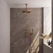 Brauer Copper Carving Thermostatische Regendoucheset Inbouw