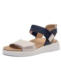 ara Madeira Dames Sandalen Crème Blauw Maat 39
