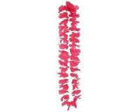 Merkloos Hawaii krans met roze bloemen