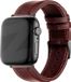 Bandz Bracelet en cuir véritable Convient pour Apple Watch - Marron foncé