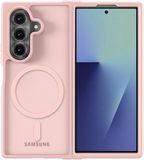 Selected by GSMpunt.nl Hoesje Geschikt voor Samsung Galaxy Z Fold 7 - Compatibel met MagSafe / Qi2 - Matte Beschermhoes - Back Cover met Magneet - Roze