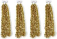 Inge-glas Inge's Christmas Decor Gmbh 4x Kerstslinger - Goud - Lametta - 270 cm