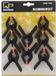 Merkloos / Sans marque Versluis Paint En Non-Paint B.V. Hobby lijmklemmen/veerklemmen - 24x stuks - 5 cm - Zwart