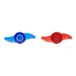 Legami - Set de 2 feux de vélo - Ride & Shine, lumière blanche, éclairage de vélo pour enfants, jeunes, adultes, clips pour rayons de vélo, piles LR1130, Space