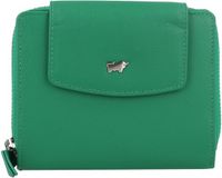 Braun Buffel Braun Büffel Joy Portemonnee RFID-bescherming Leder 12 cm - Dames - Horizontaal - fern green