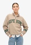 Superdry - Sweatshirt Athletic Essentials avec application et demi-zip - Femme - Sweatshirt