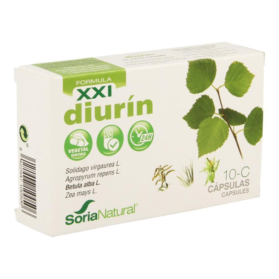 Soria Natural Diurin 10 C XXI Capsules 30 stuks