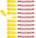 edding 400 permanent marker - geel - 10 stiften - ronde punt 1 mm