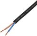 Tru Components TRU COMPONENTS TC-13389156 Rubberkabel H05RN-F 2 x 0.75 mm² Zwart 50 m