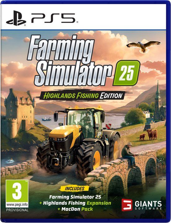 Giants software Farming Simulator 25: Highlands Fishing Edition - PS5 - Blu-ray - PAL