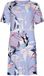 Pastunette Dames Nachthemd Premium Artistic Floral Ecovero Viscose Blauw/Roze Korte Mouw Maat 36