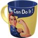 Nostalgic-Art Mok We Can Do It Blauw Steen 340 ml