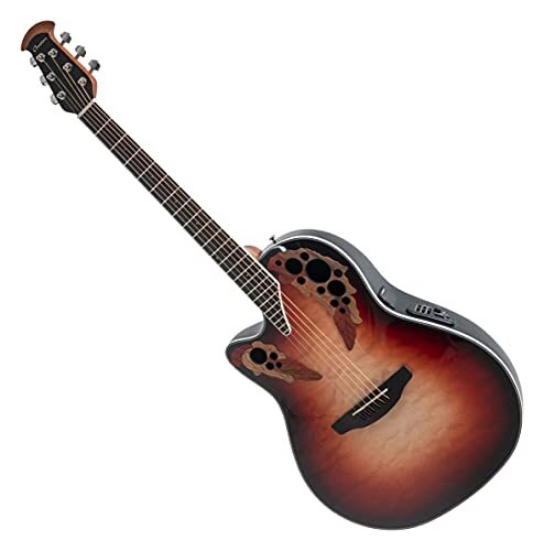 Ovation CE44LX-1R Celebrity Elite Exotic Ruby Burst