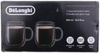 De'Longhi DLSC327 Dubbelwandige Glazen Bekers - Transparant - 2 Stuks