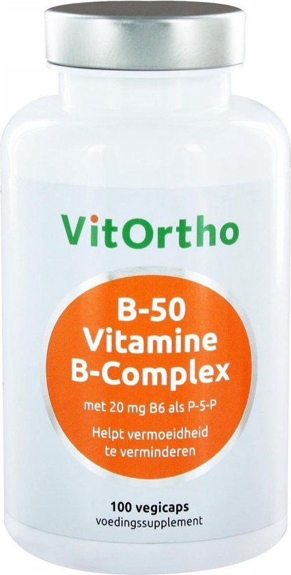 VitOrtho B-50 Vitamine B-complex - 100 vcaps