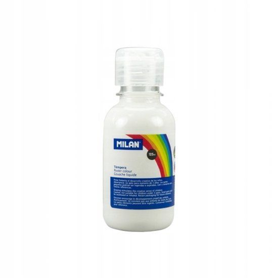 Farba MILAN Plakkaatverf Tempera Wit 125ml